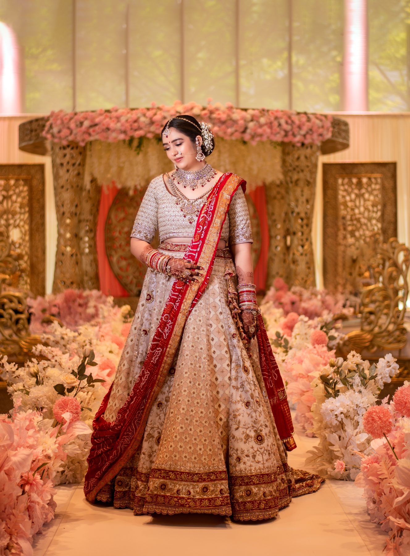 Bride at the wedding mandap